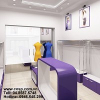 Thiết kế cửa hàng thời trang công sở A&S